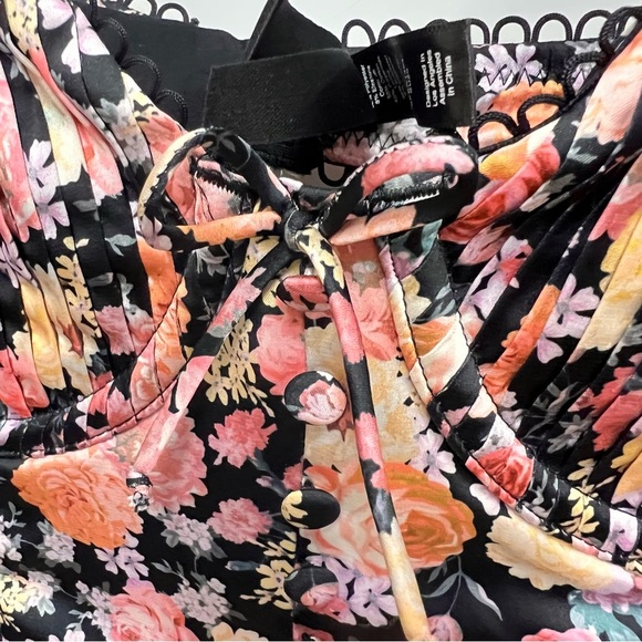 For Love and Lemons gardenia bustier longline ruched bra top size XL - Picture 6 of 16